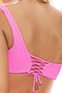Luli Fama Pura Curiosidad One Shoulder Lace Back Top